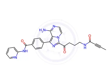 Chemical structure of Acalabrutinib Impurity 1