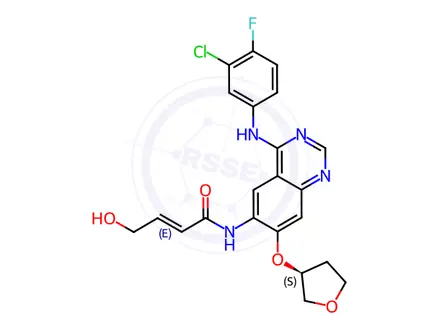 Chemical structure of Afatinib impurity 112