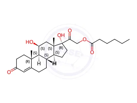 Chemical structure of Hydrocortisone Impurity 49