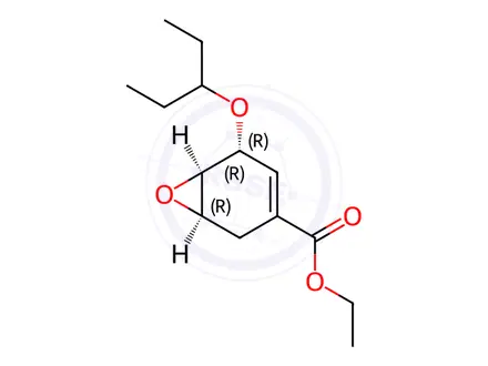 Chemical structure of Oseltamivir Phosphate Impurity 8