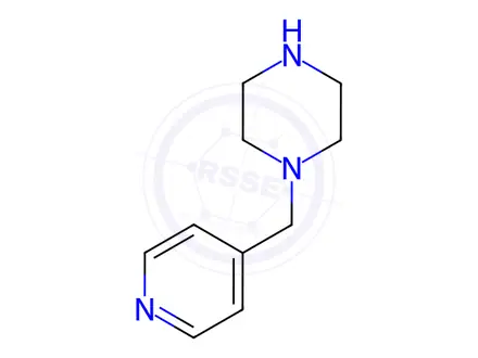 Chemical structure of 1-Pyridin-4-ylmethyl-piperazine dihydrochloride