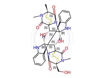 Chemical structure of Verticillin B