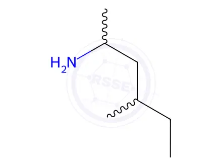 Chemical structure of Methylhexaneamine Hydrochloride