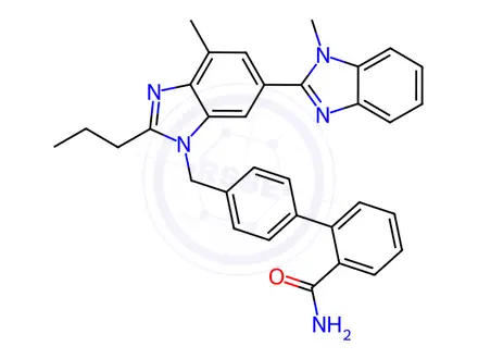 Chemical structure of Telmisartan EP Impurity F