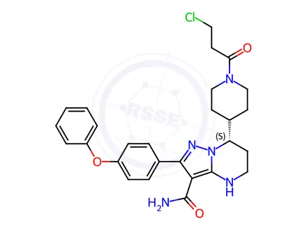 Chemical structure of Zanubrutinib Impurity 24