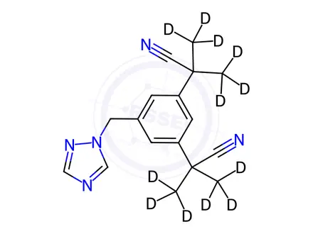 Chemical structure of Anastrozole Impurity 28