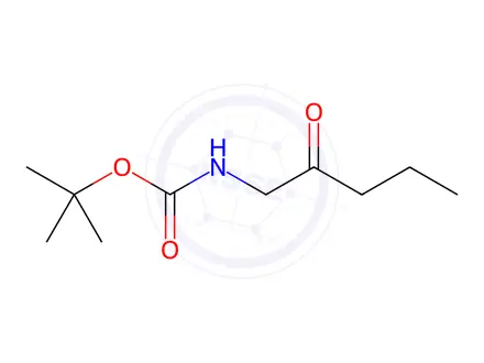 Chemical structure of Carbamic acid, (2-oxopentyl)-, 1,1-dimethylethyl ester (9CI)