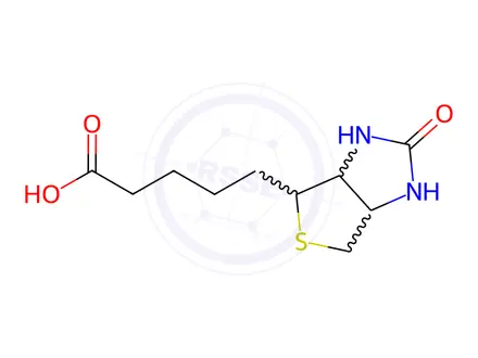 Chemical structure of VITAMIN H
