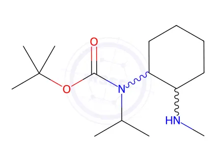 Chemical structure of Tert-butyl isopropyl(2-(methylamino)cyclohexyl)carbamate