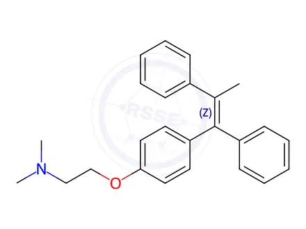 Chemical structure of Tamoxifen EP Impurity D (Z-Isomer)