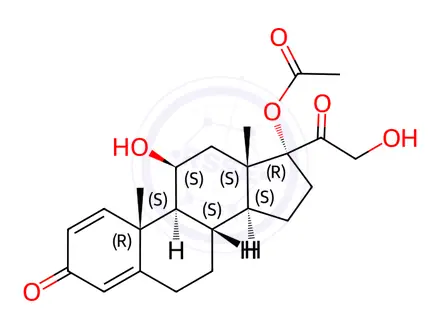 Chemical structure of Prednisolone Impurity 38