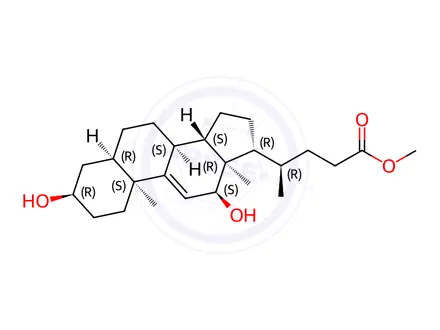 Chemical structure of Cholic Acid Impurity 23