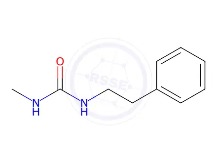 Chemical structure of 1-Methyl-3-phenethylurea