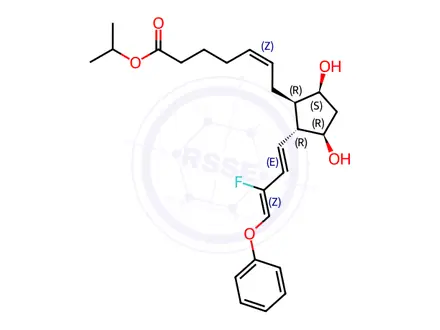 Chemical structure of Tafluprost Impurity 7