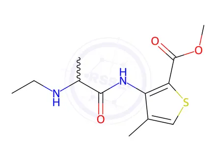 Chemical structure of Articaine Impurity 4 Hydrochloride (Articaine EP Impurity D Hydrochloride)