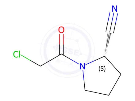 Chemical structure of Vildagliptin Impurity 43