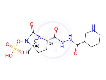 Chemical structure of Zidebactam Impurity 3