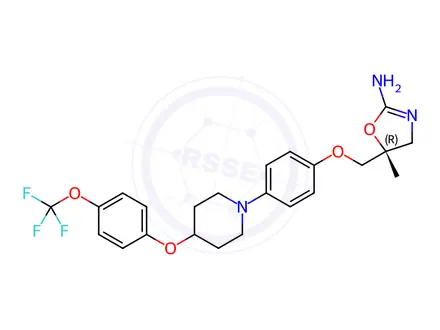 Chemical structure of Delamanid Impurity 3
