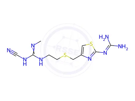 Chemical structure of Tiotidine
