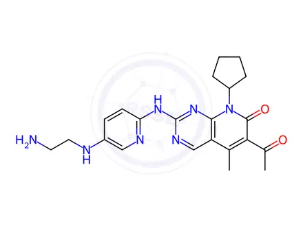Chemical structure of Palbociclib Impurity 46