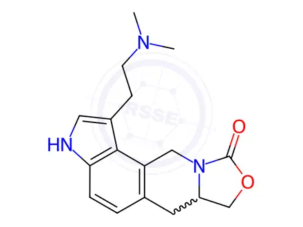 Chemical structure of Zolmitriptan USP Related Compound C