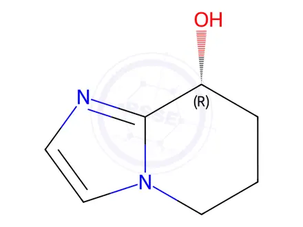 Chemical structure of Imidazo[1,2-a]pyridin-8-ol, 5,6,7,8-tetrahydro-, (8R)-