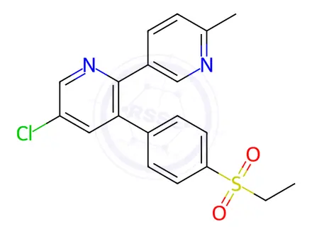 Chemical structure of Etoricoxib Impurity 10