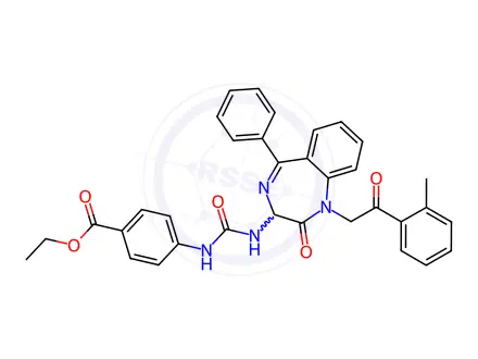 Chemical structure of YM 022 Impurity 99