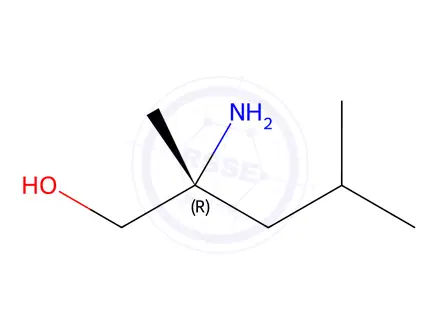 Chemical structure of (R)-2-Amino-2,4-dimethylpentan-1-ol