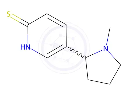 Chemical structure of 5-(1-Methylpyrrolidin-2-yl)pyridine-2-thiol