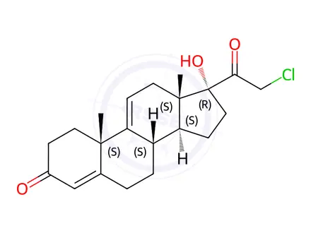 Chemical structure of Hydrocortisone Impurity 63