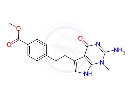 Chemical structure of Pemetrexed Disodium Impurity 125