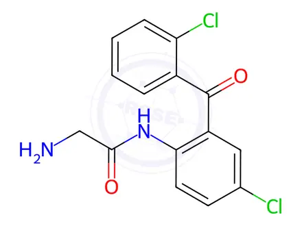 Chemical structure of Lorazepam Impurity 18