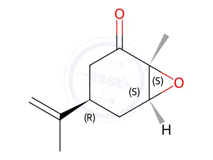 Chemical structure of Carvone oxide