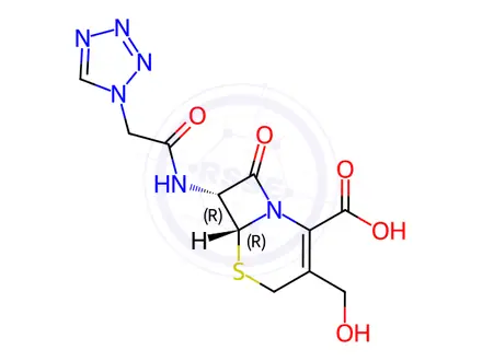 Chemical structure of Cefazolin USP Impurity E
