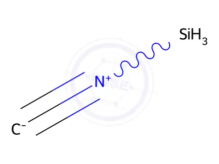 Chemical structure of Silane, isocyano-(9CI)