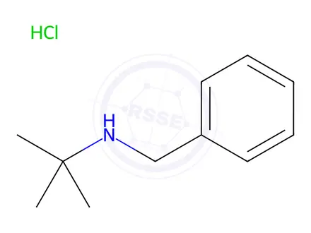 Chemical structure of N-tert-Butylbenzylamine Hydrochloride