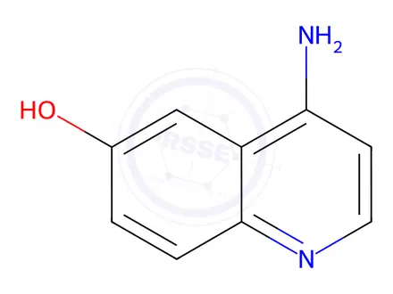 Chemical structure of 4-Aminoquinolin-6-ol