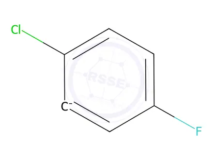 Chemical structure of 2-Chloro-5-fluorophenylmagnesium bromide