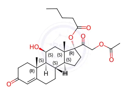 Chemical structure of Hydrocortisone Impurity 57