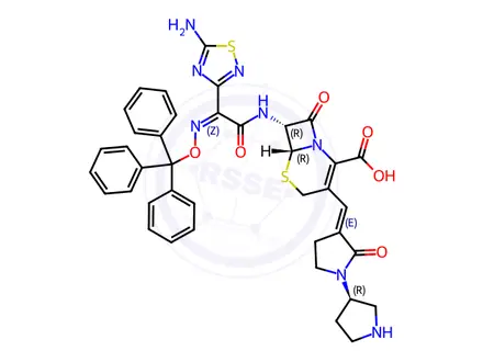 Chemical structure of Ceftobiprole Impurity 24