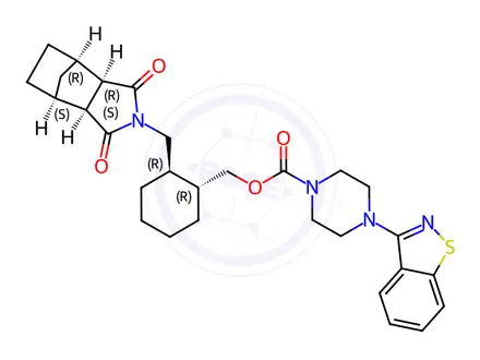 Chemical structure of Lurasidone impurity 18