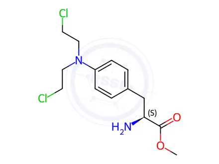 Chemical structure of Melphalan EP Impurity H