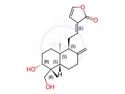Chemical structure of Andrographolide Impurity 3