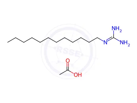 Chemical structure of Dodine