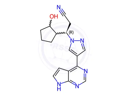 Chemical structure of Ruxolitinib M18 Metabolite