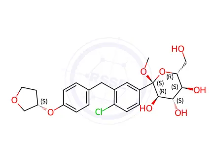 Chemical structure of Empagliflozin Impurity 97