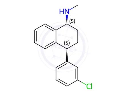 Chemical structure of (1S,4S)-Sertraline EP Impurity D