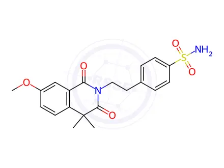 Chemical structure of Gliquidone Suphonamide