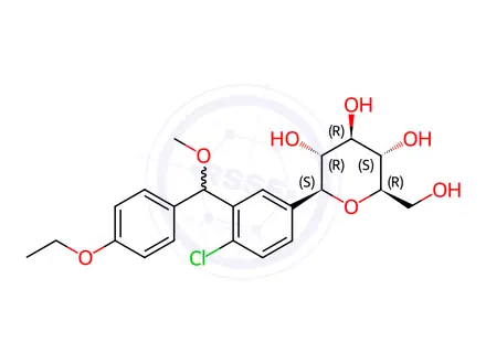 Chemical structure of Dapagliflozin Impurity 38